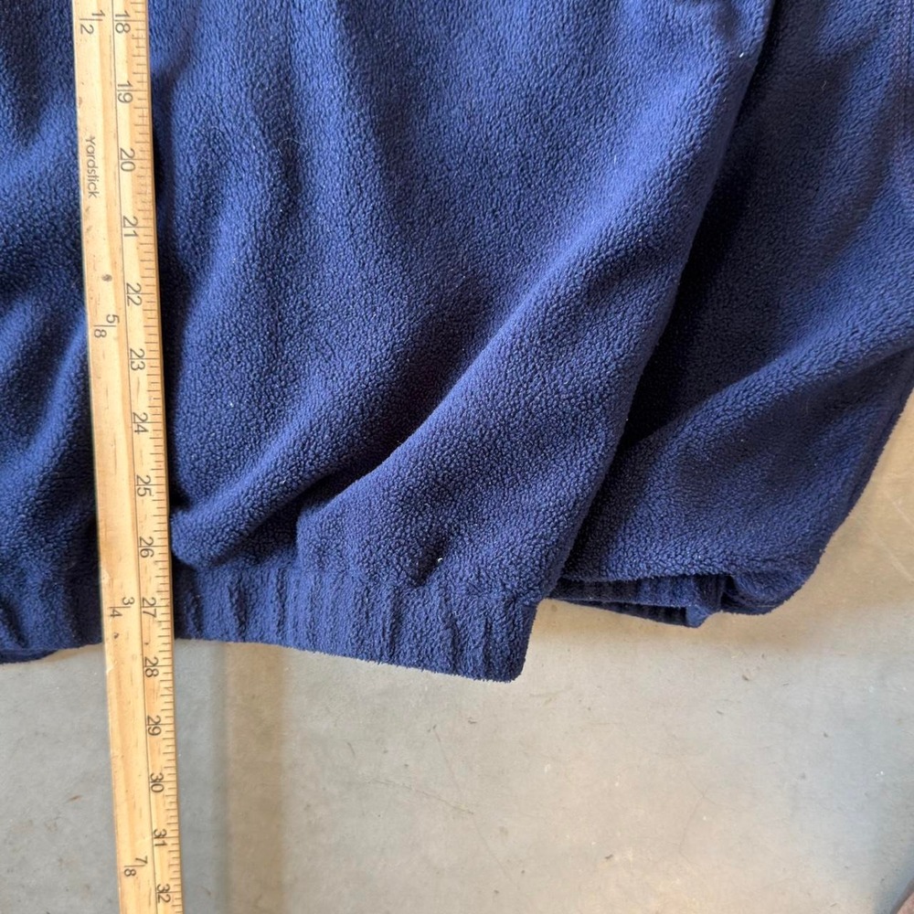 Vintage descente navy blue zip up hiking outdoor bomber fleece - Picture 5 of 5